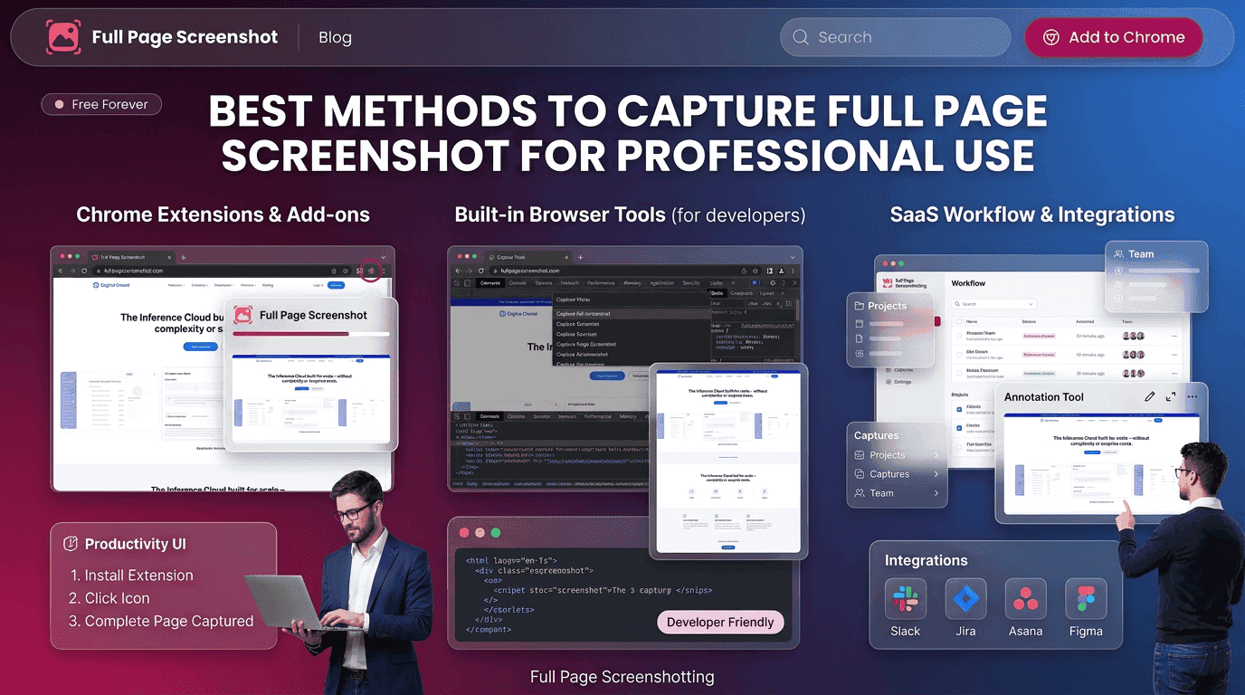 Best Methods to Capture Full Page Screenshot for Professional Use