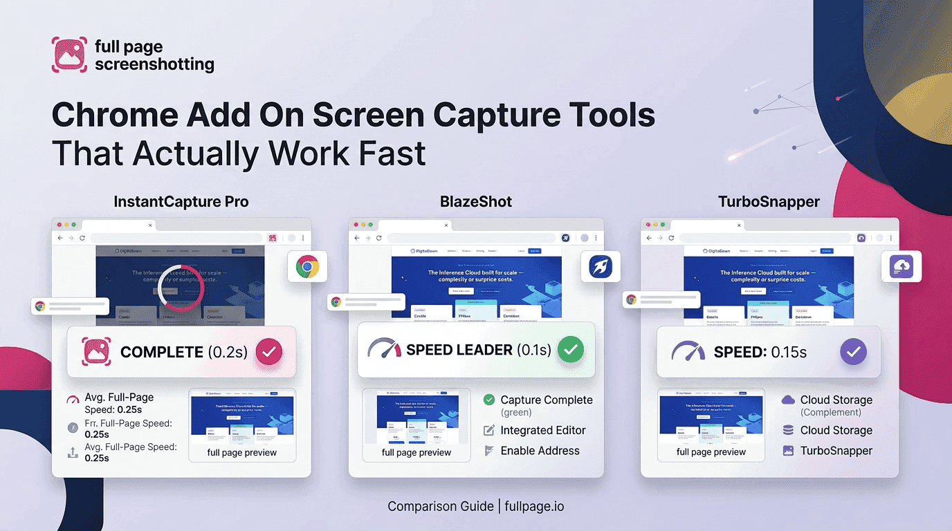 Chrome Add On Screen Capture Tools That Actually Work Fast