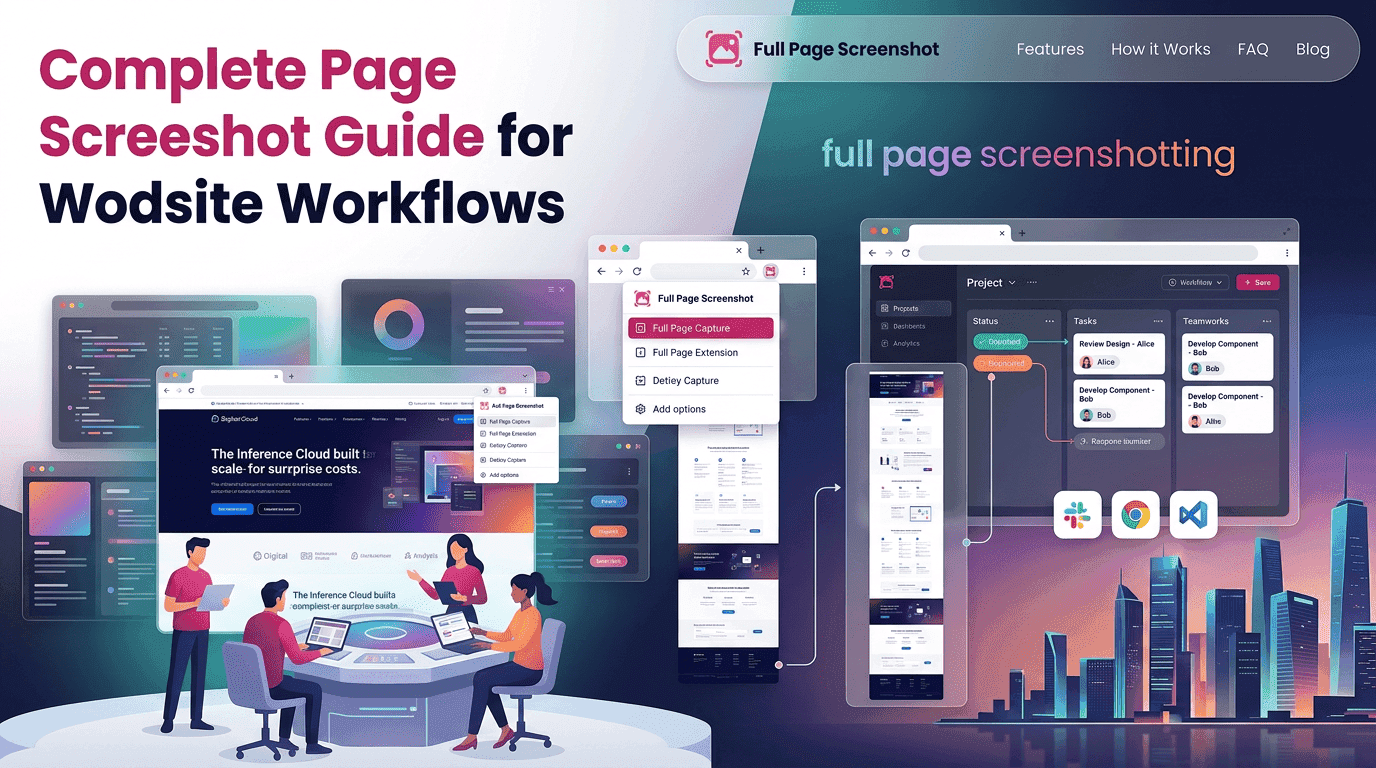 Complete Page Screenshot Guide for Modern Website Workflows