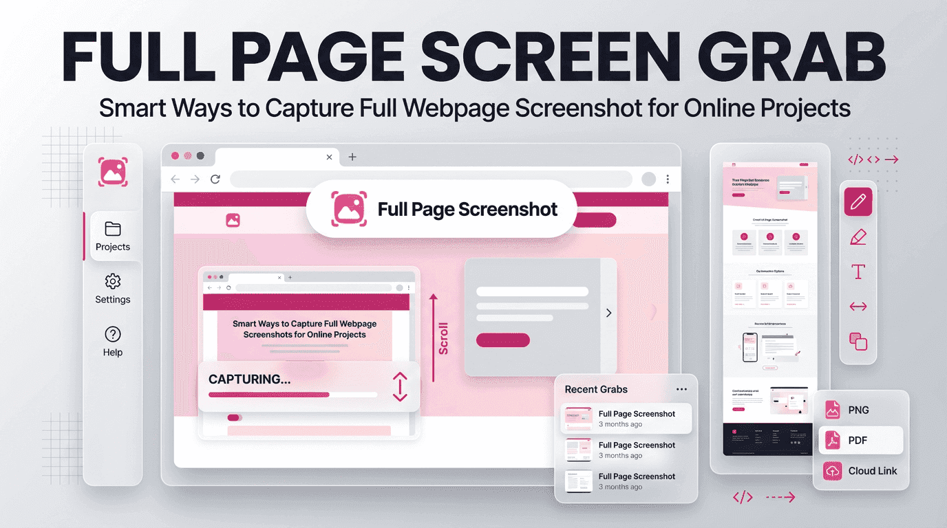 Full page screen grab