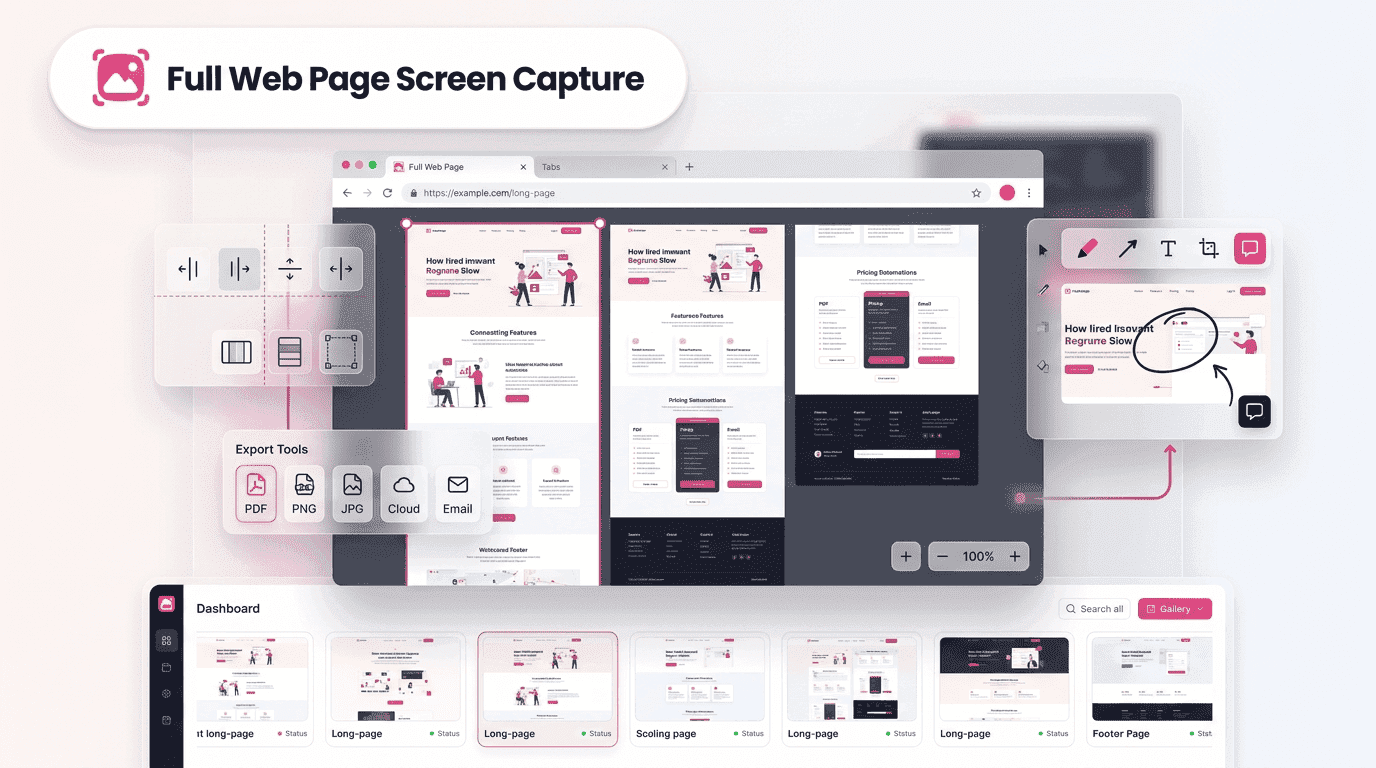 Save Entire Webpages Instantly with Full Web Page Screen Capture