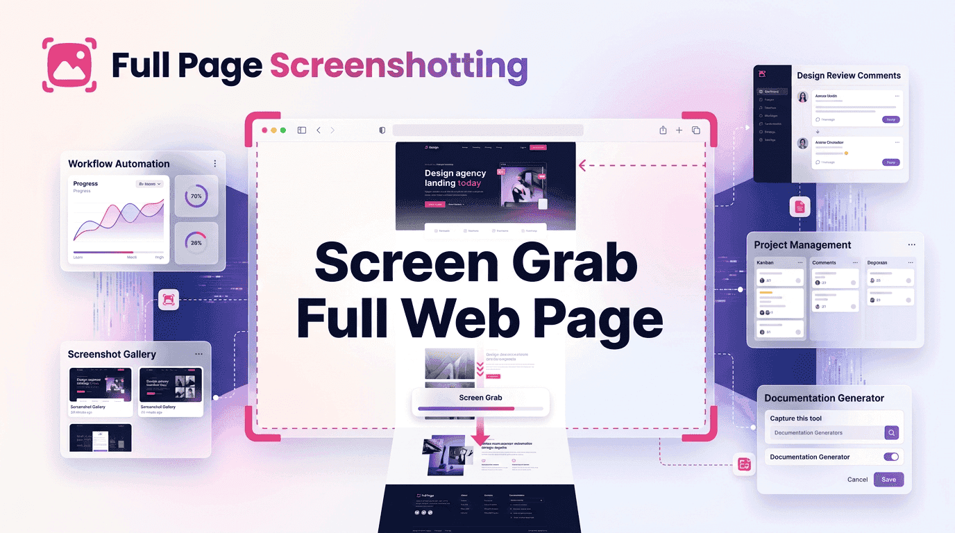 Screen grab full web page