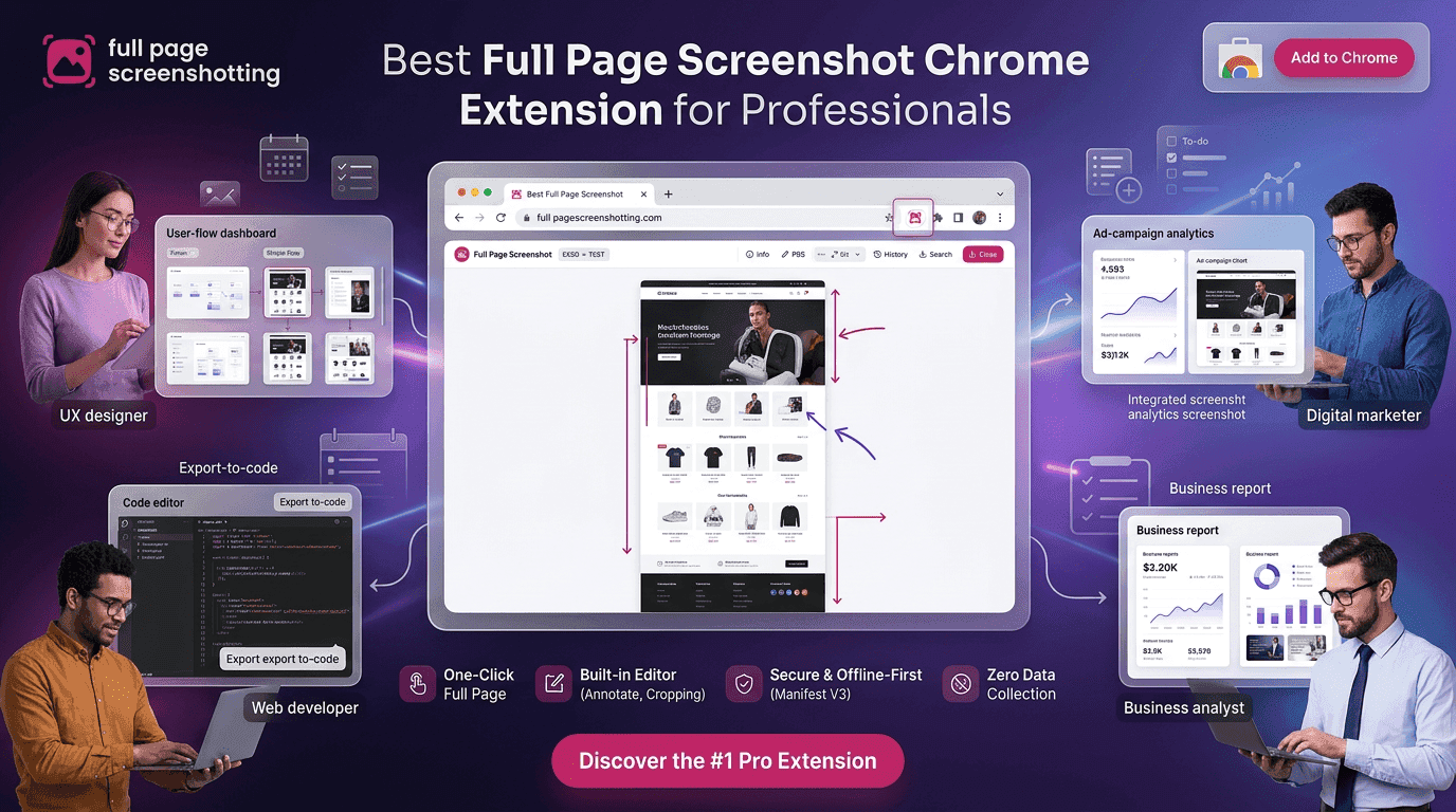 Best Full Page Screenshot Chrome Extension for Professionals