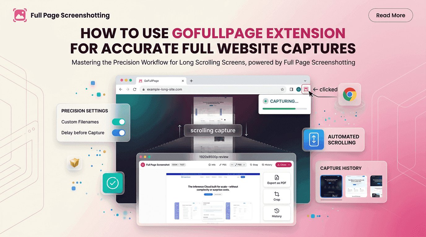 How to Use GoFullPage Extension for Accurate Full Website Captures