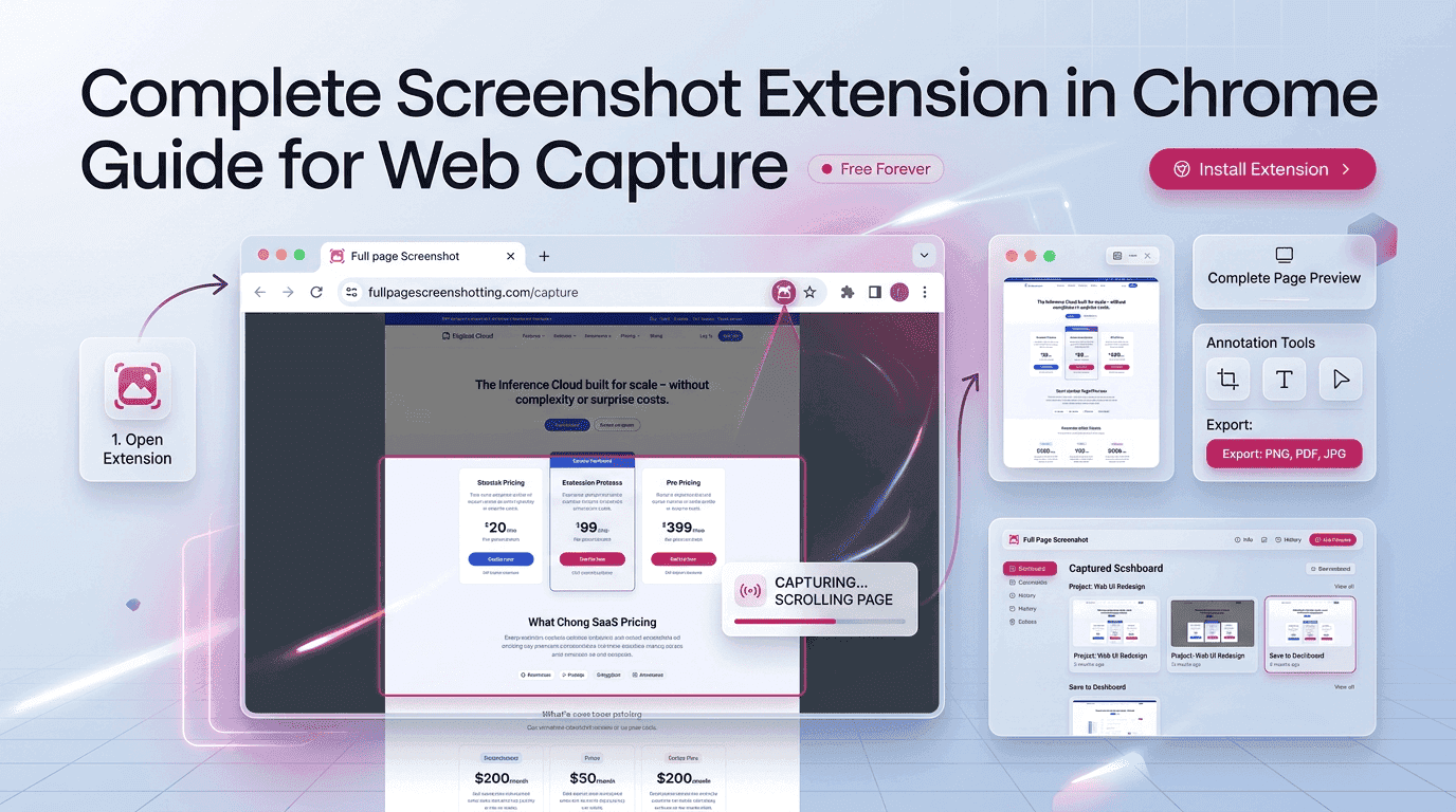 Complete Screenshot Extension in Chrome Guide for Web Capture